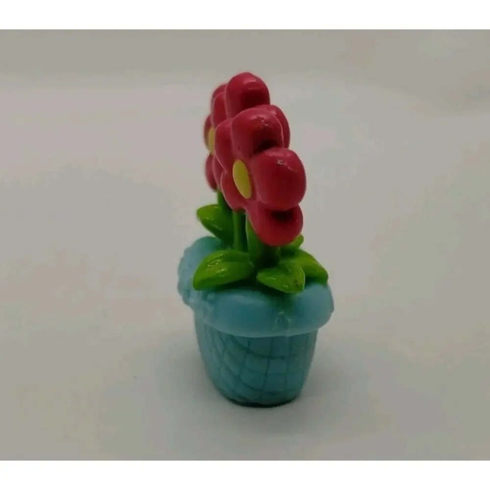 Calico Critters Sylvanian Families Li'l Woodzeez Flowerpot Replacement Pink Blue
